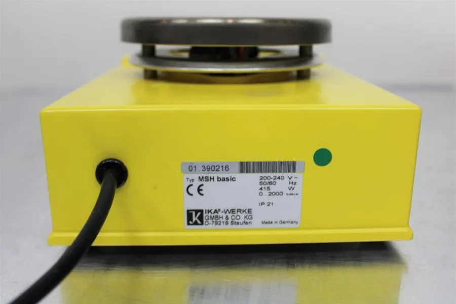 Heated Stir Plate Yellow Line MSH BASIC EU plug