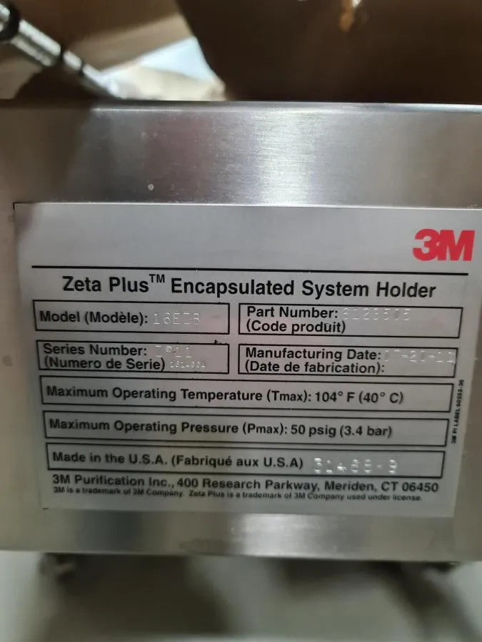 3M Zeta FILTRATION Plus Encapsulated EZP Plate-and-Frame 16EZB MPN 6123505