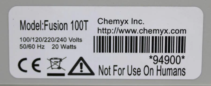Chemyx Fusion 100T dual-channel Syringe Pump As-is, CLEARANCE!
