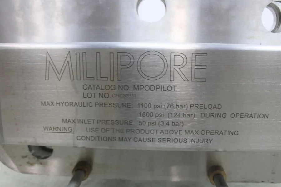 Millipore Pilot Scale Holder MP0DPIL0T As-is, CLEARANCE!