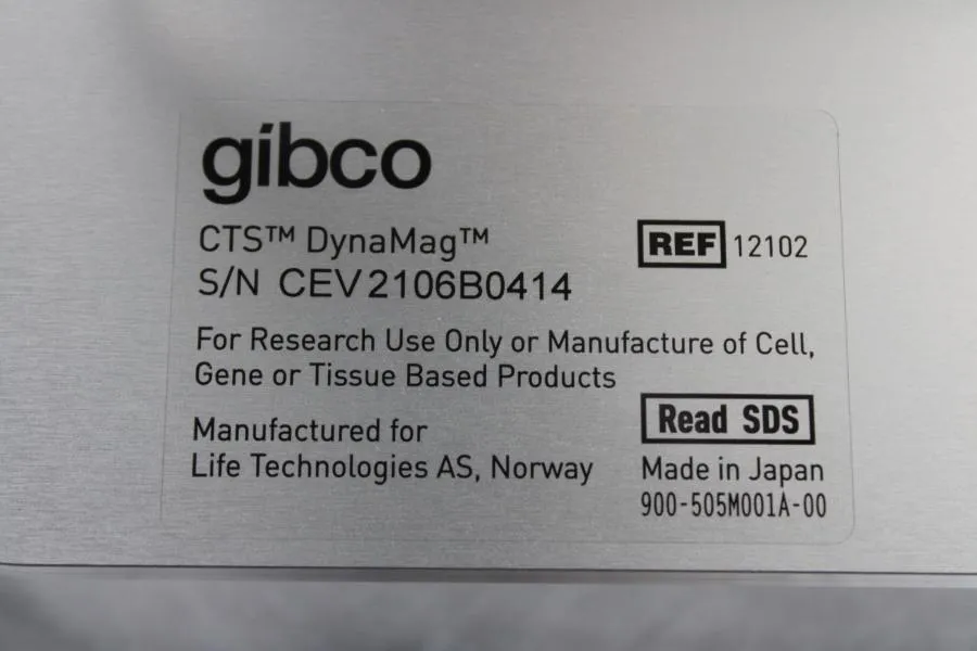 Gibco CTS DynaMag Magnet P/N:12102-New As-is, CLEARANCE!