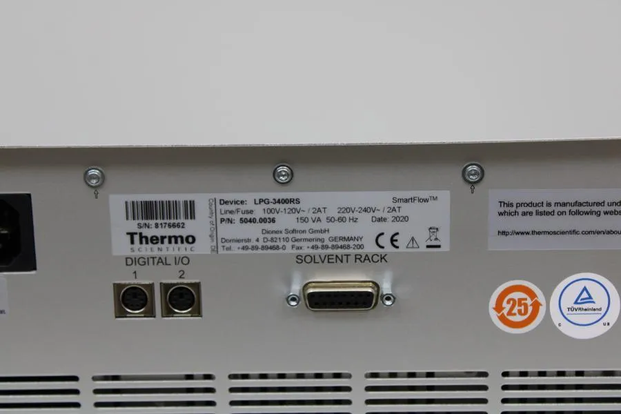 Thermo UltiMate 3000 LPG 3400RS Rapid Separation Q CLEARANCE!