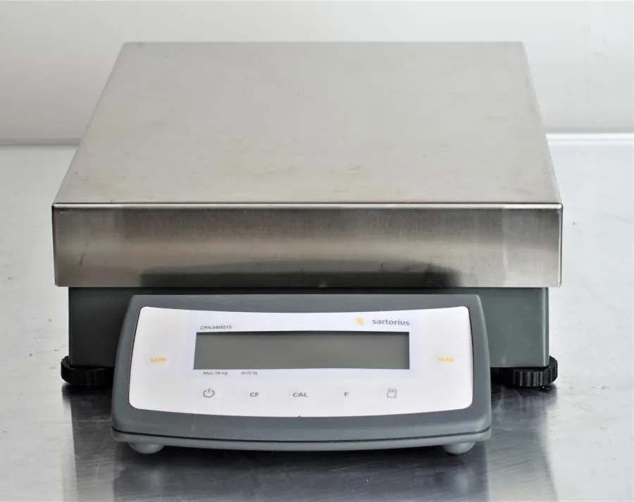 Sartorius CP Lab Bench Scale CPA34001S 34000g 230v As-is, CLEARANCE!