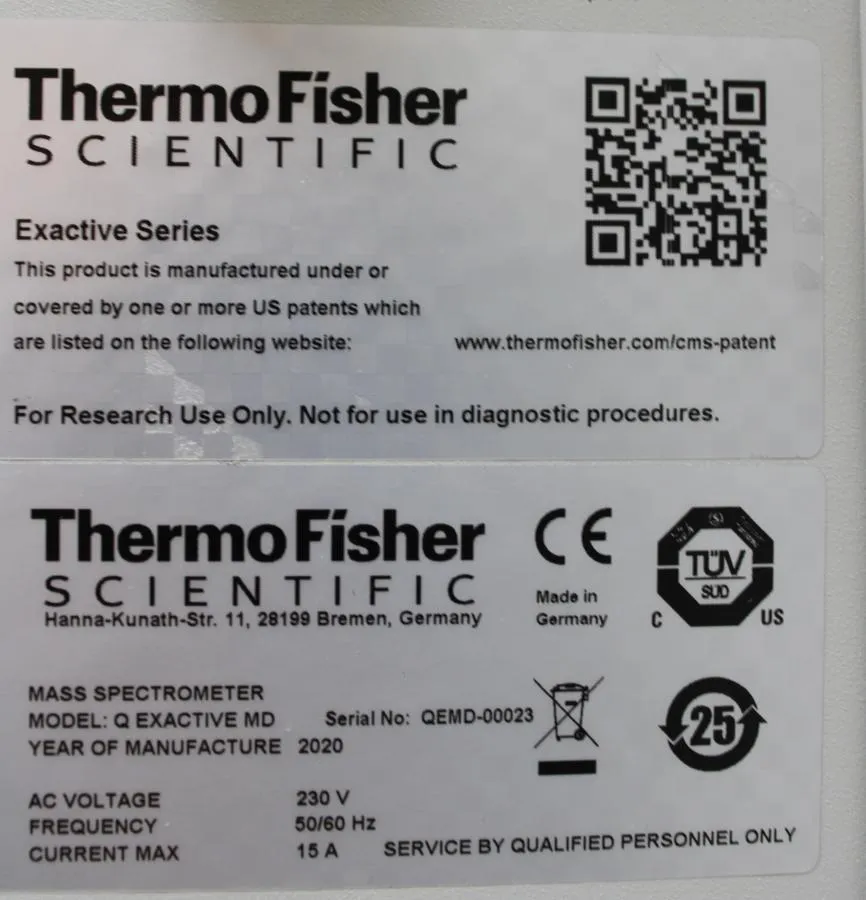 Thermo Fisher Mass Spectrometer Q EXACTIVE MD As-is, CLEARANCE!