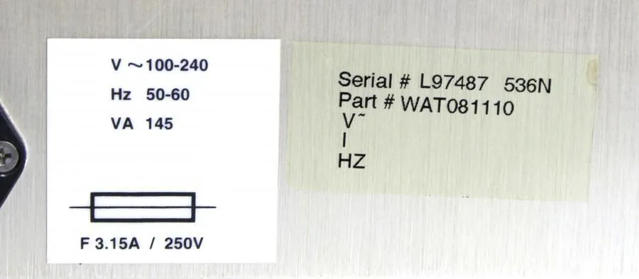Waters 2487 Dual Absorbance Detector WAT081110