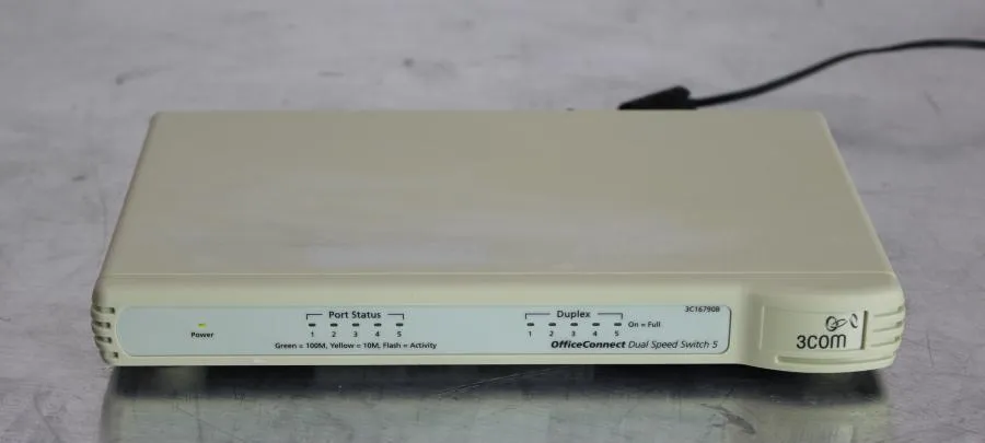 3Com OfficeConnect Dual Speed Switch 5 3C16790B As-is, CLEARANCE!