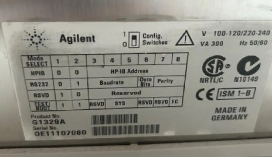Agilent 1100 Series HPLC System including G1316A,  CLEARANCE!