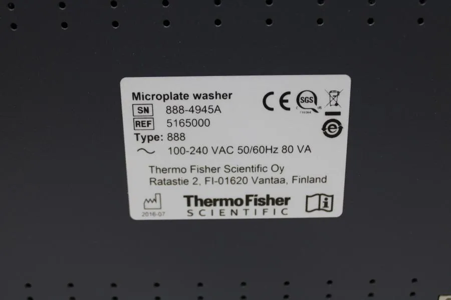 Fisher Microplate Washer Wellwash TYPE:888 As-is, CLEARANCE!