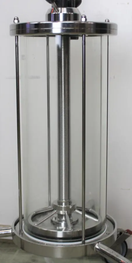 Glass Chromatography Column Height 500mm Width 200 As-is, CLEARANCE!