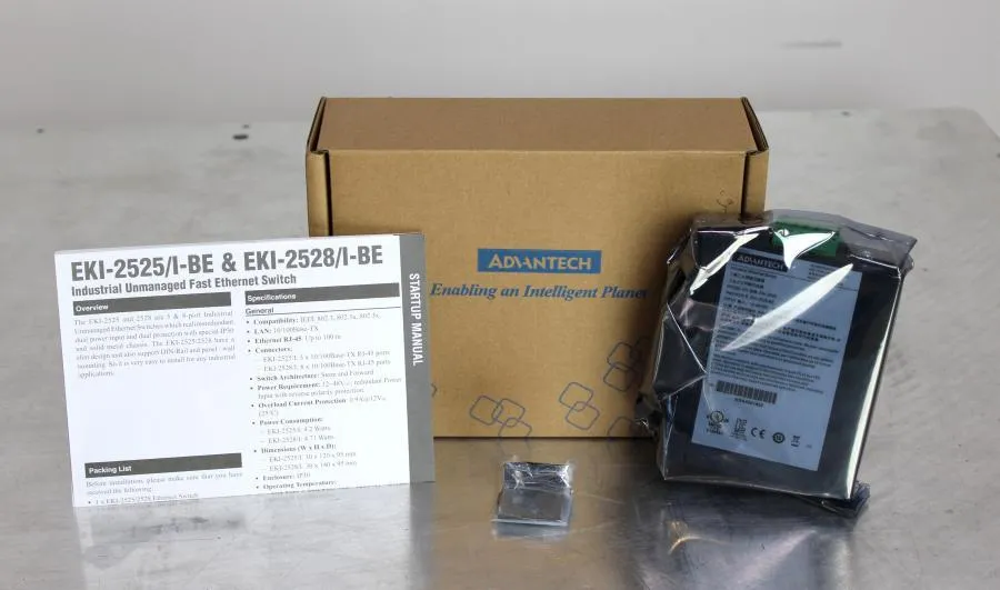 Thermo Advantech EKI-2525-BE Ethernet Switch 5 Por As-is, CLEARANCE!