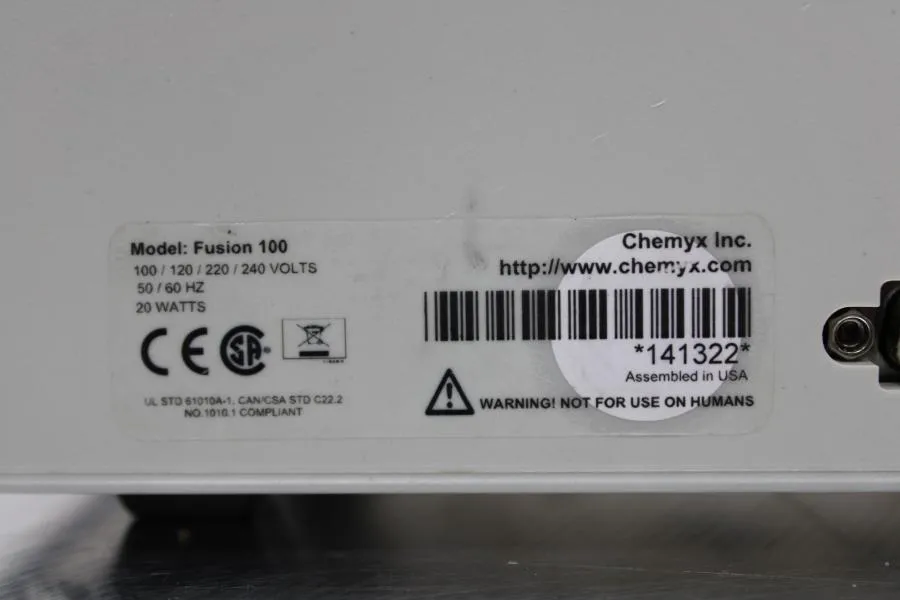 Chemyx Fusion 100 Syringe Pump As-is, CLEARANCE!
