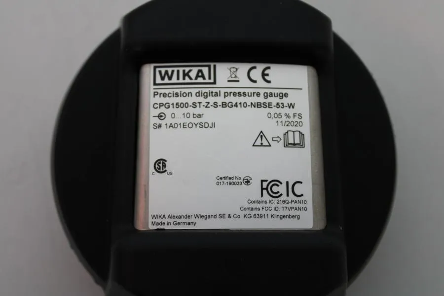 Wika CPG1500-ST-Z-S-BG410-NBSE-53-W+case       Pre As-is, CLEARANCE!