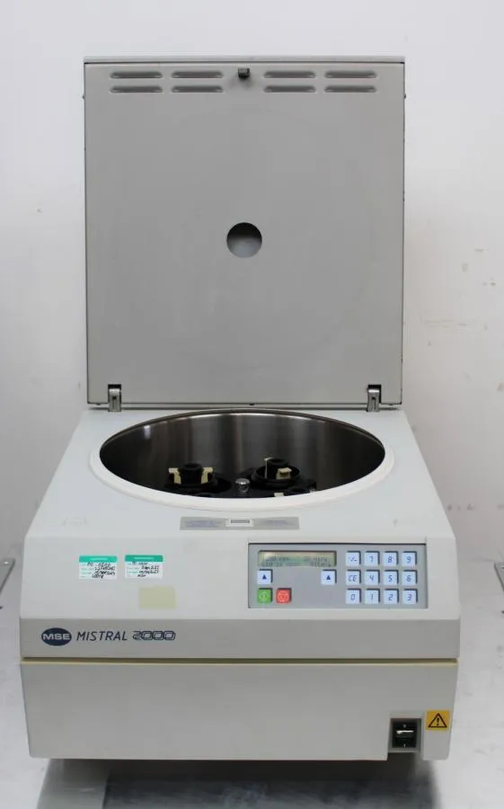 MSE Mistral 2000 centrifuge P/N:MSB200.CX1.4 As-is, CLEARANCE!
