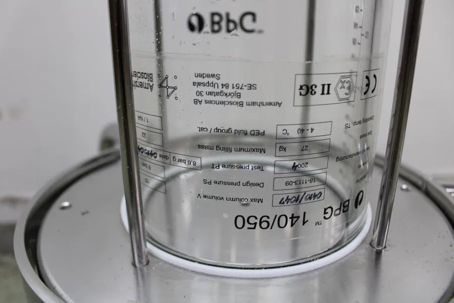 GE Healthcare Glass chromatography columns BPG 140 As-is, CLEARANCE!