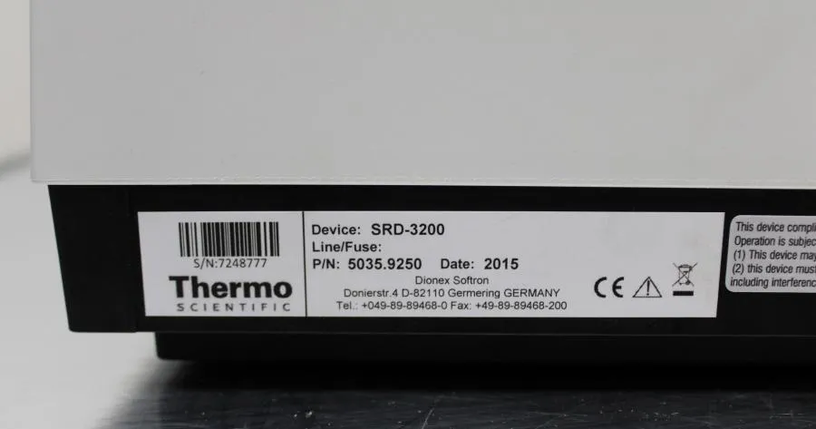 Thermo Fisher Scientific Dionex HPLC System-working configured