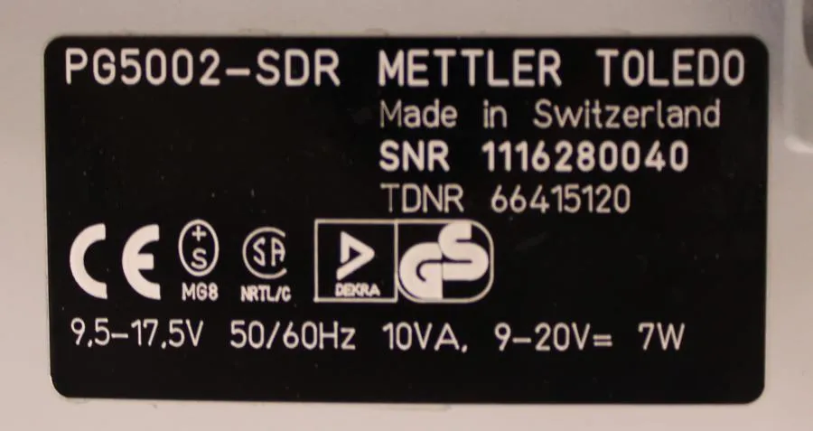 Mettler Toledo PG5002-S Delta Range Scale As-is, CLEARANCE!