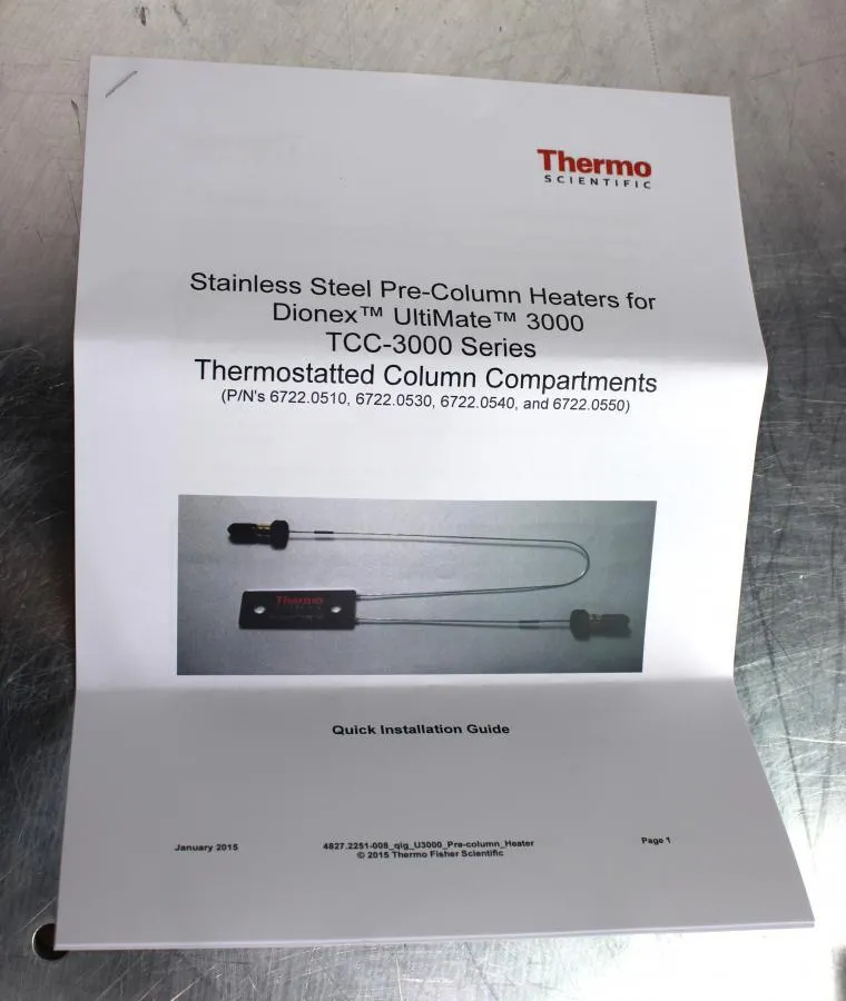 Thermo Dionex UltiMate TCC-3000RS Column 5730.0000+Accessories 5730.8910
