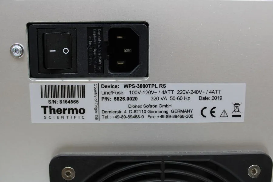 Thermo Fisher Scientific Dionex HPLC System-working configured