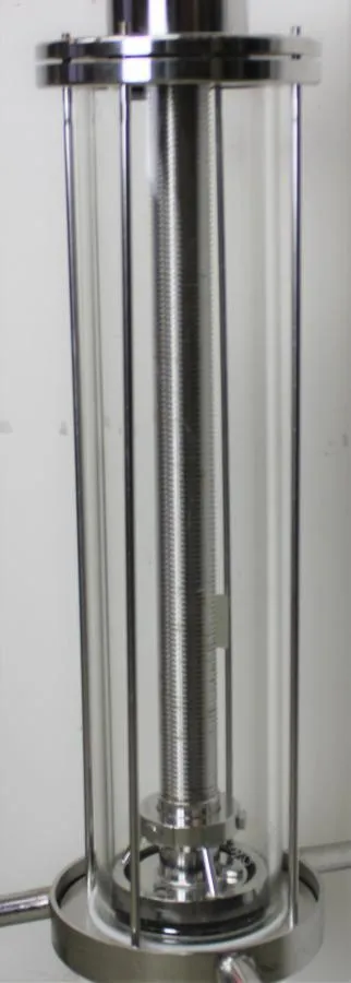 Glass chromatography column height 500mm  Column width 100mm