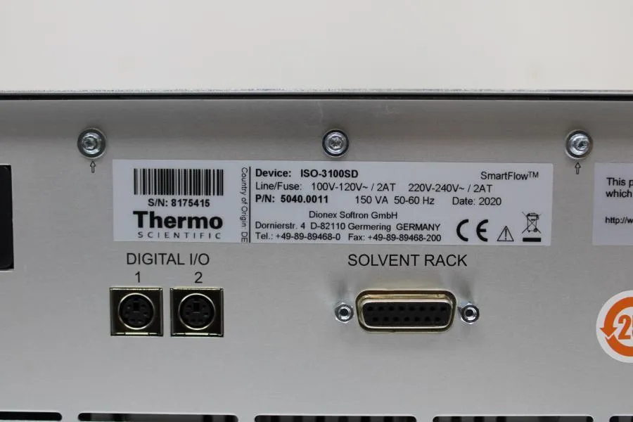 Thermo Dionex UltiMate ISO-3100SD Standard Isocrat CLEARANCE!