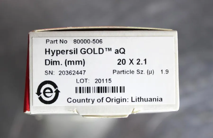 Thermo Scientific Hypersil GOLD aQ 80000-506 REF:  As-is, CLEARANCE!