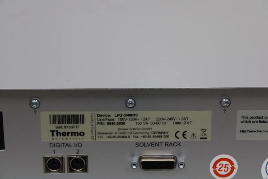 Thermo Dionex UltiMate 3000 LPG-3400RS PUMP 5040.0 CLEARANCE!