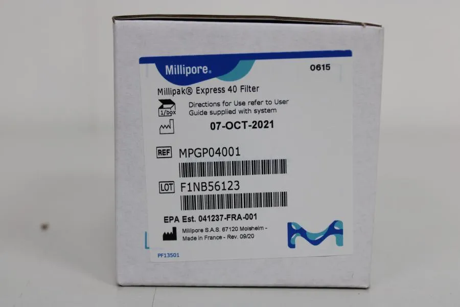 Milli-Q Vent  Water Filter for PE Tank MPGP04001 L As-is, CLEARANCE!