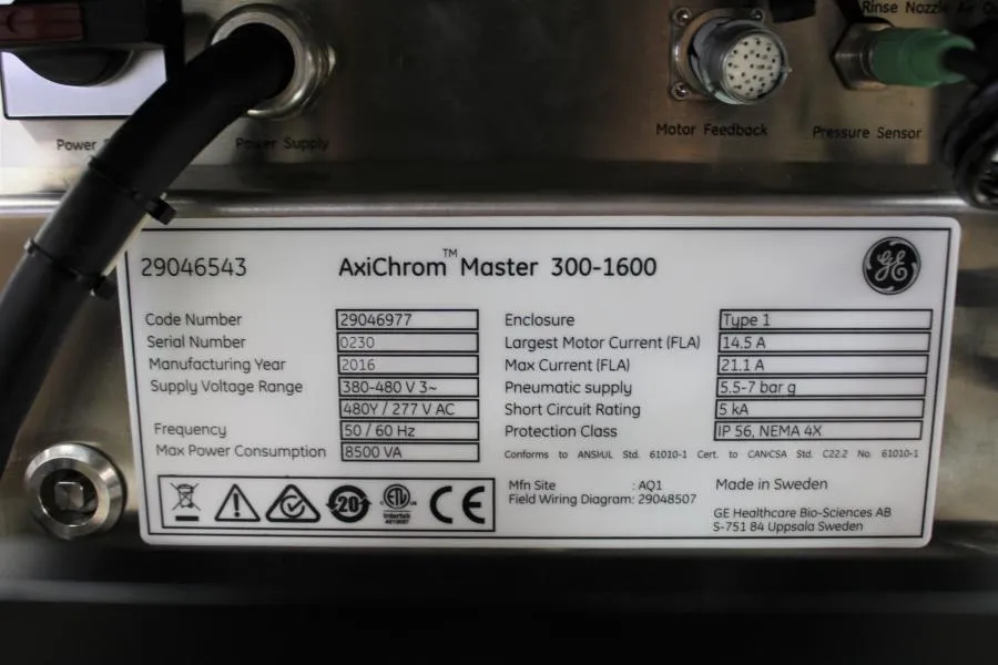 GE Healthcare Control Unit AxiChrom Master 300-160 As-is, CLEARANCE!