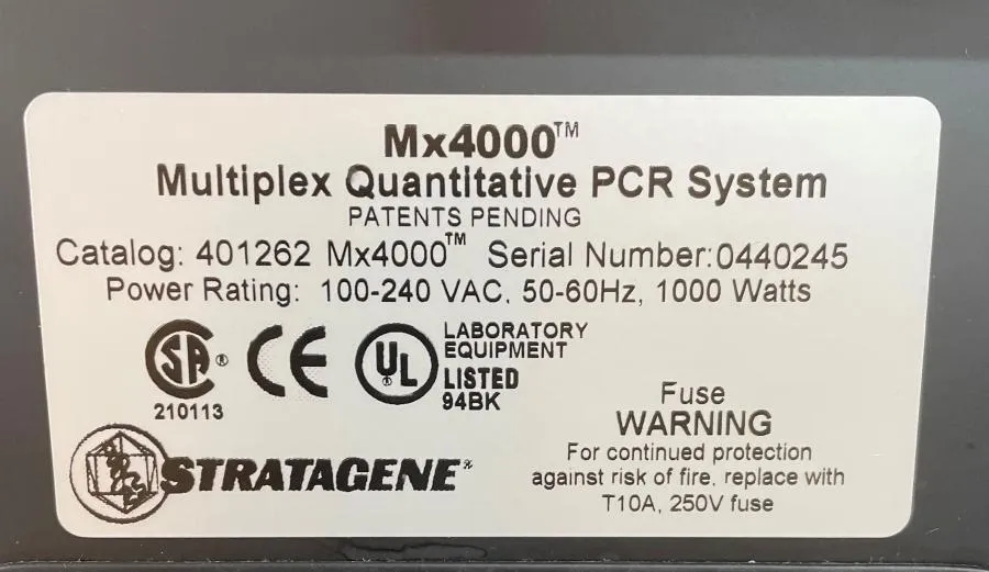 Stratagene MX4000 CLEARANCE!