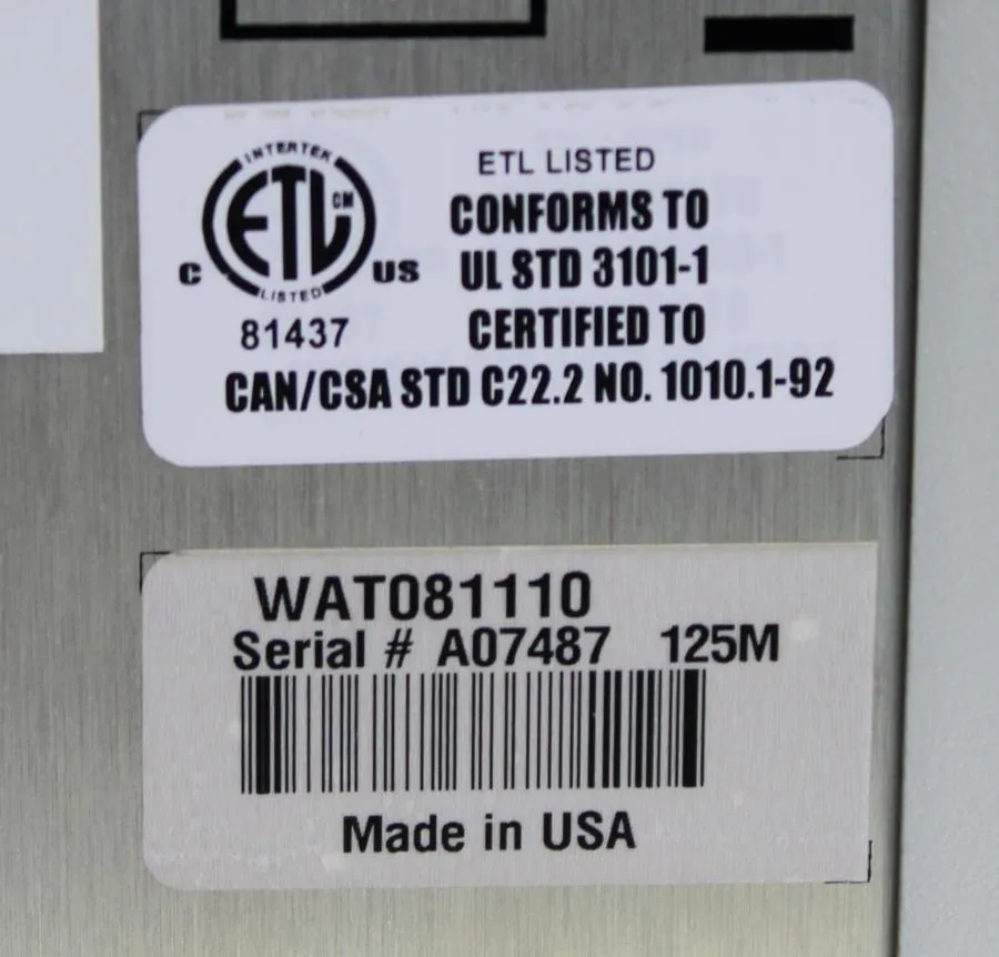 Waters 2487 Dual Absorbance Detector WAT081110 As-is, CLEARANCE!