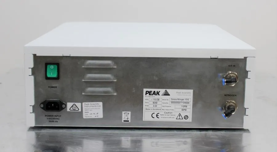 Peak Scientific Corona Air Compressor (230v)+Coron As-is, CLEARANCE!