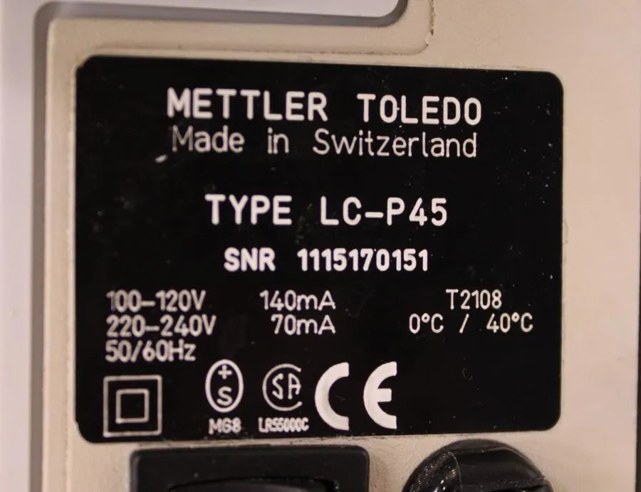 Mettler Toledo LC-P45 Printer As-is, CLEARANCE!