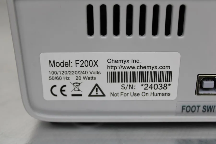 Chemyx Syringe Pump F200X As-is, CLEARANCE!