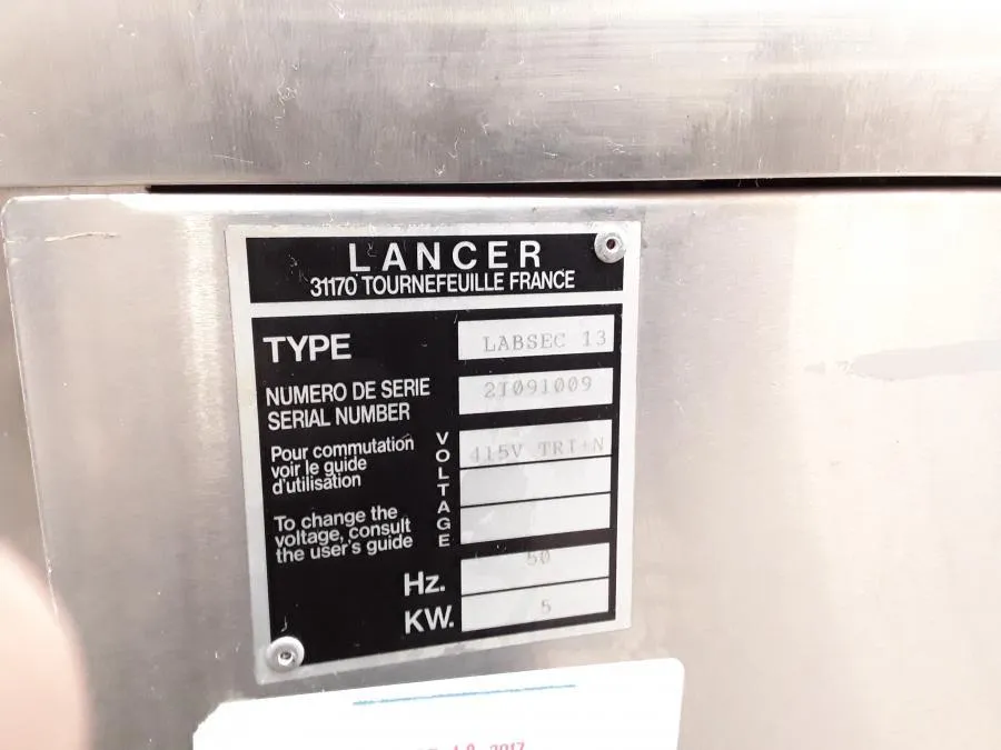 Lancer Labsec 1300 Freestanding Glassware Dryer As-is, CLEARANCE!