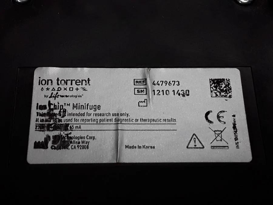 Ion Chip 4479673 Minifuge As-is, CLEARANCE!