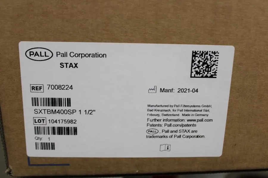 Pall STAX SXPSC10W  Disposable Depth Filter Platfo As-is, CLEARANCE!