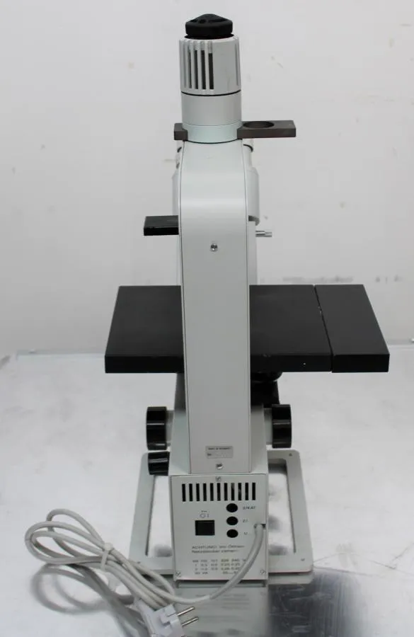 Zeiss Inverted Phase Contrast Microscope with 2 Ze As-is, CLEARANCE!