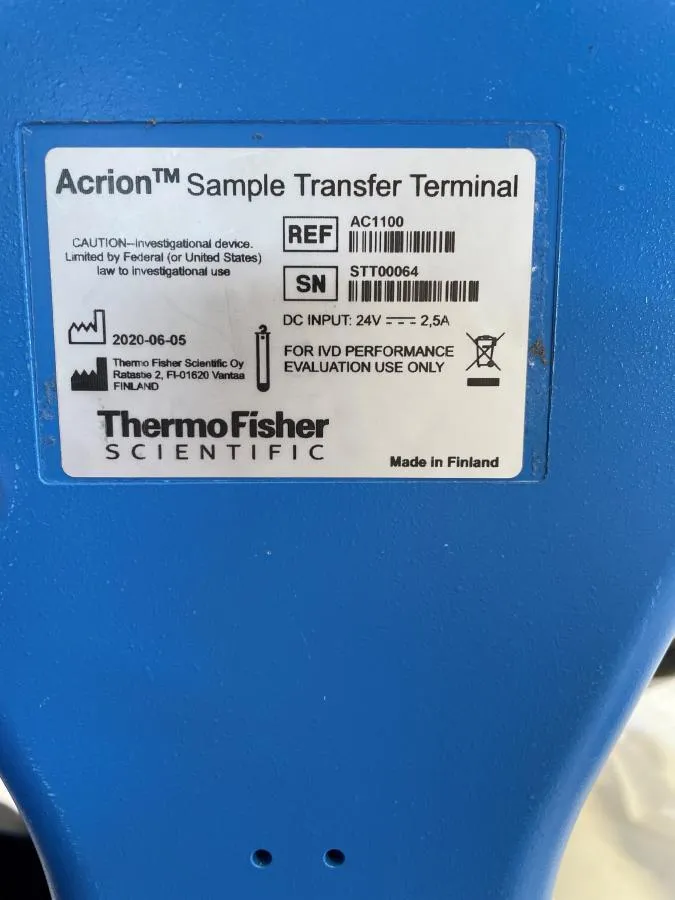 Thermo Acrion Sample Transfer Terminal AC1100 CLEARANCE!