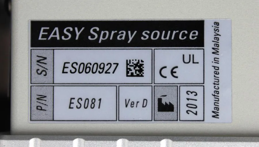 Thermo scientific Easy Spray Source ES081 complete As-is, CLEARANCE!
