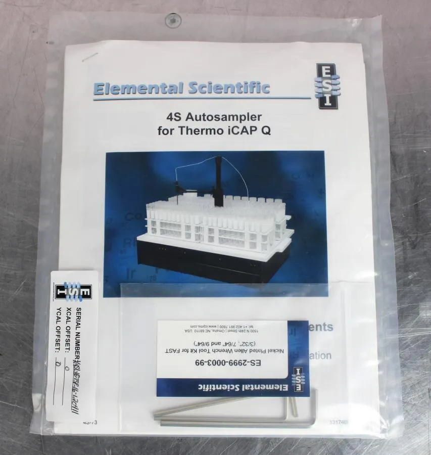 Elemental Scientific 4S Autosampler Sample Changer SC4-SL for Thermo iCAP Q