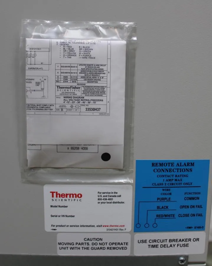 Thermo Fisher +4C Refrigerator RGL404V Item Nr3040 As-is, CLEARANCE!