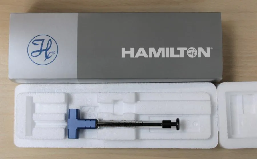 Hamilton SYR 500 uL 1750 blue Kone THEERMO P/N:208 As-is, CLEARANCE!