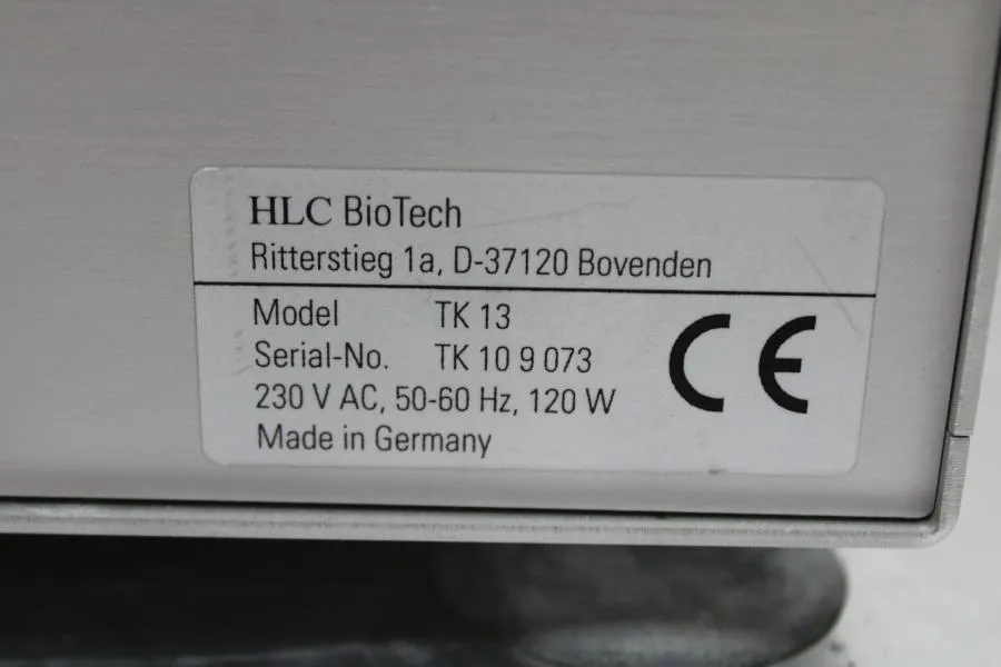 HLC BioTech TK 13 Block Thermostats + control pane As-is, CLEARANCE!