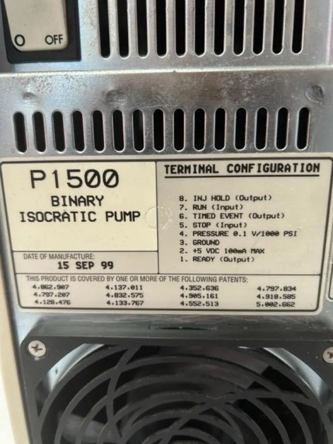 Thermo Binary Isocratic Pump P1500 CLEARANCE!