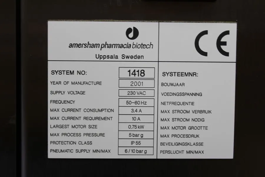 Amersham Pharmacia Biotech-liquid chromatography system System No:1418