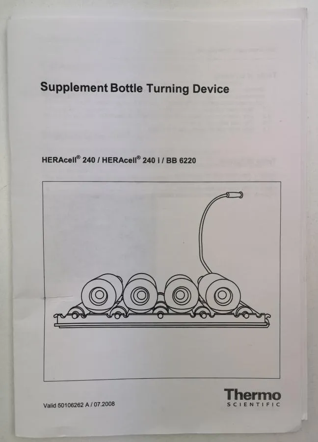 Scientific Bottle Turning Device As-is, CLEARANCE!