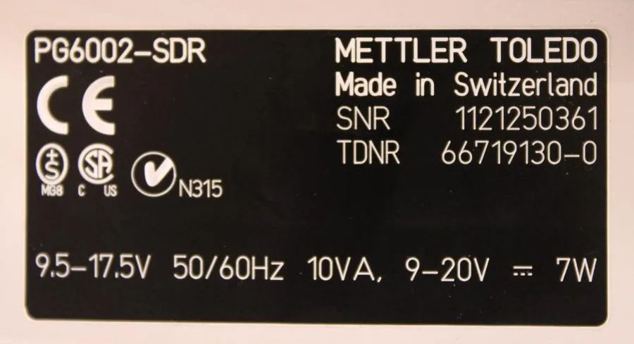 Mettler Toledo PG6002-S Delta Range Scale As-is, CLEARANCE!