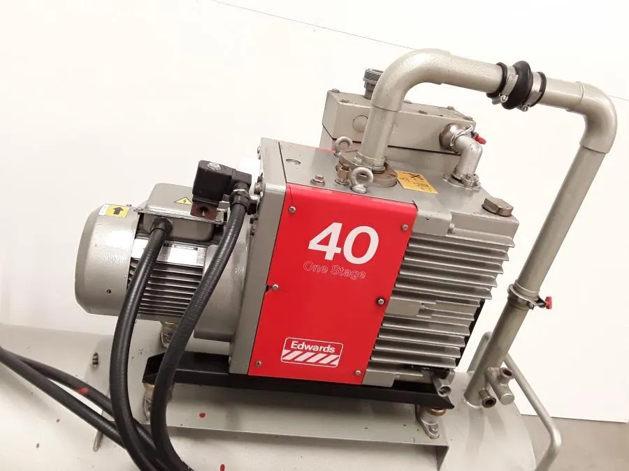 Edwards E1M40 High Vacuum Rotary Pump with Tank As-is, CLEARANCE!