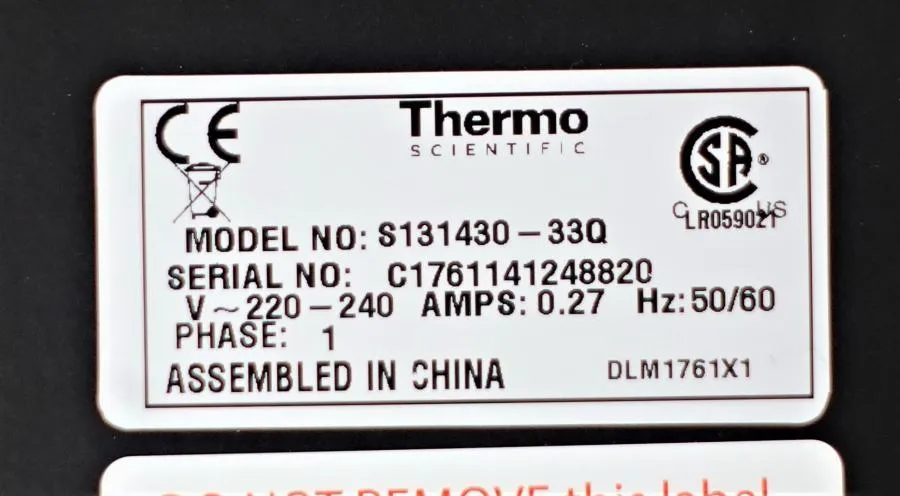 Thermo Scientific Cimarec Magnetic Stirrer S131430 As-is, CLEARANCE!