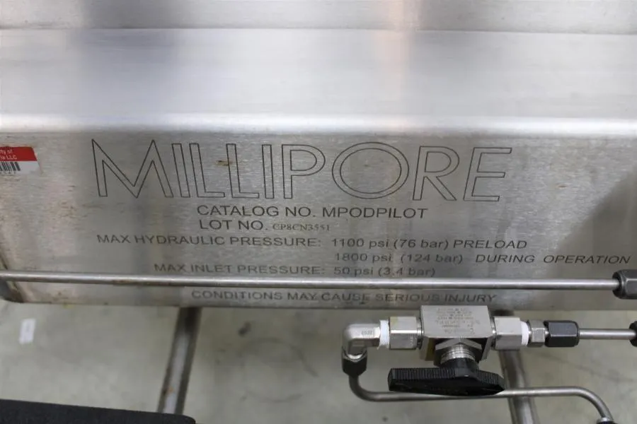 Millipore Pilot Scale Holder MP0DPIL0T As-is, CLEARANCE!